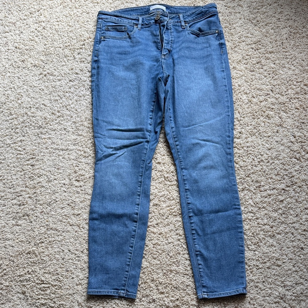 Loft Curvy Skinny Crop Women's Jeans Size 8